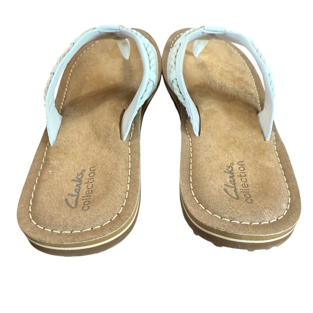 Clark’s Fenner Nerice Off White Sandal Size 10 - Picture 3 of 10